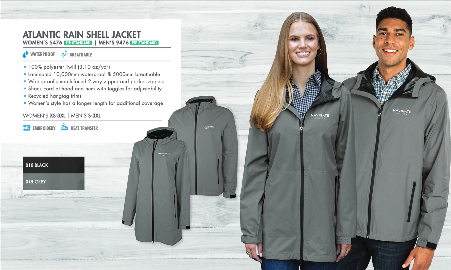 Atlantic Rain Shell Jacket