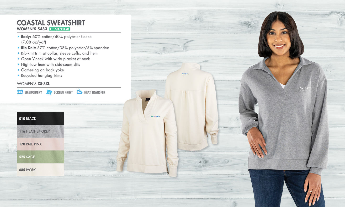 Women's Coastal Sweatshirt