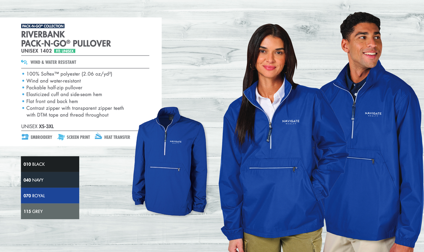 Riverbank Pack-N-Go® Pullover